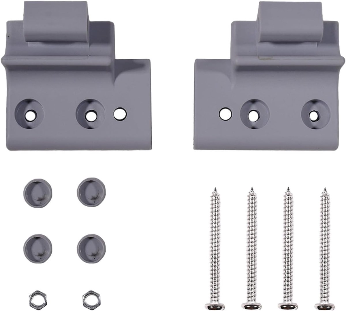 Reserveonderdelen voor dakramen en badkuipen, rolonderdelen en accessoires in grijs, compatibel met diverse modellen