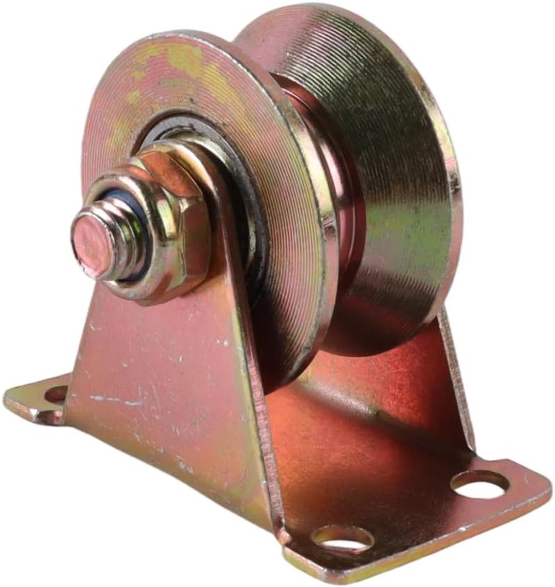 4 stks Schuifpoort Roller Wheels, Staal V Groefwiel, voor Reverse Track, Industriële Machine, Rolling Deur