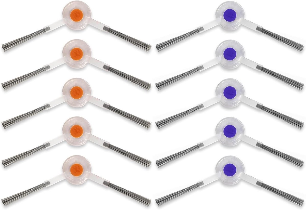 (10 stuks) vervangende zijborstel compatibel met Narwal Freo/Freo X Ultra Series stofzuiger, robotstofzuiger zijborstels