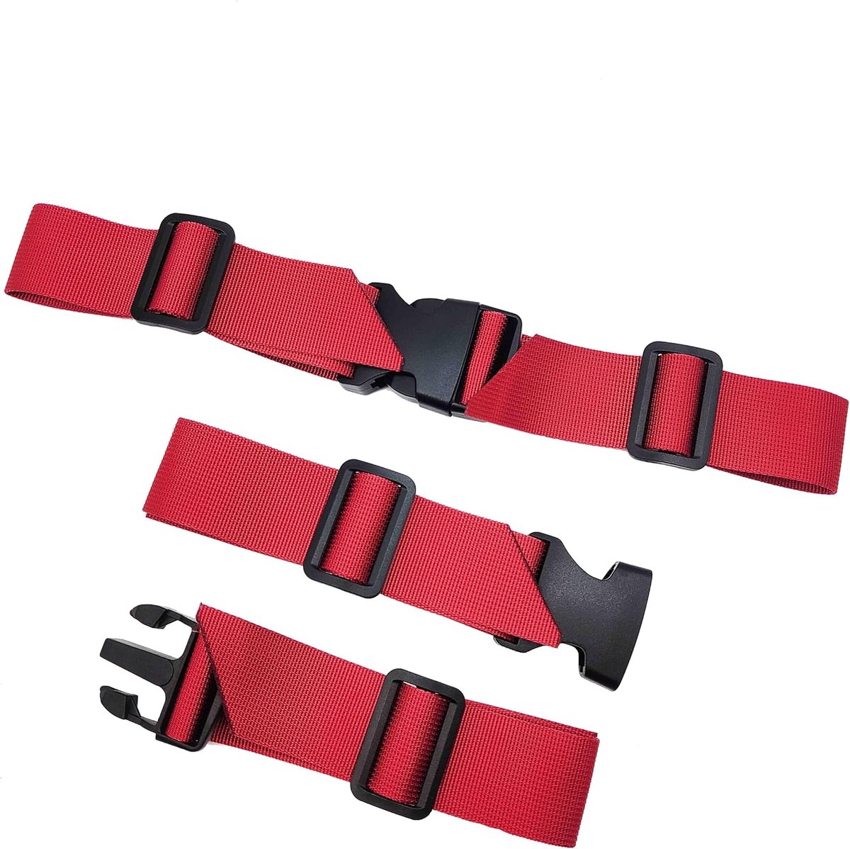 rugzak, accessoires, 3,8 cm, schooltas, tas, achteraf upgrade voor kinderen en volwassenen, algemene bergtas, sterker (rood)