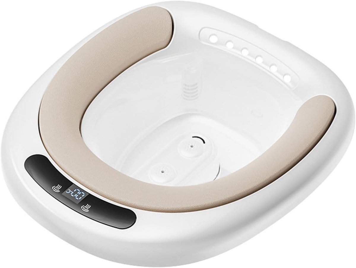 Zitbad Voor Toilet - Bidet Zitting - Persoonlijke Hygiëne - Automatische Spray - 1500 ml Capaciteit - Wit