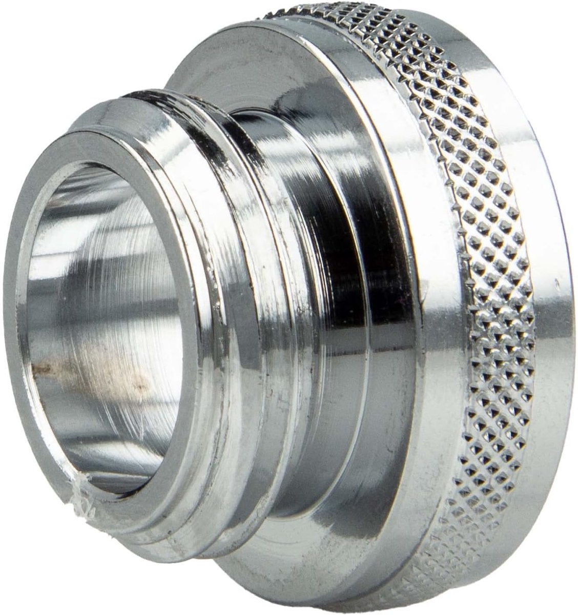 tecuro - 20096 - verloopstuk adapter M24 x 1 IG naar 1/2 inch buitendraad, chroom