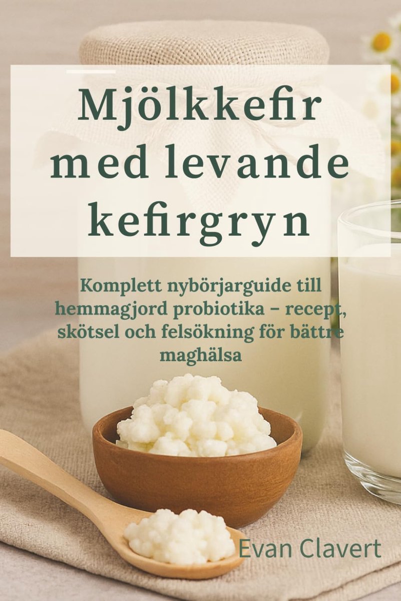 med levande kefirgryn: Komplett nybörjarguide till hemmagjord probiotika – recept, skötsel och felsökning för bättre maghälsa