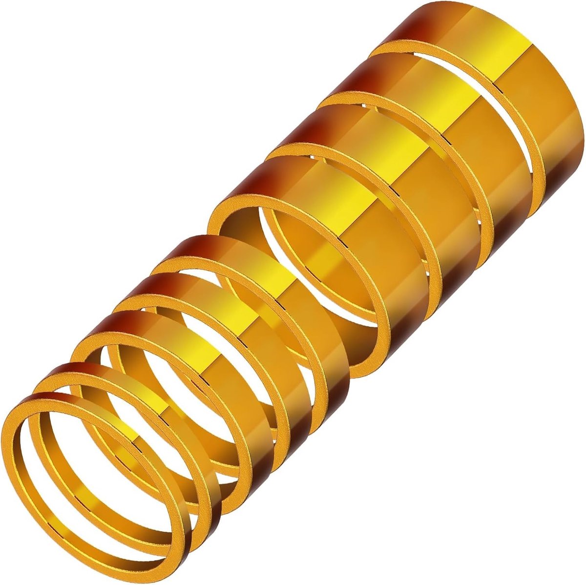 SnelShoppen - Fietsstuur Spacer Set - 9 Stuks Handlebar Spacer - 2mm, 3mm, 5mm, 13mm - Verstelbare Carbon Fietsspaters voor Precisie en Comfort