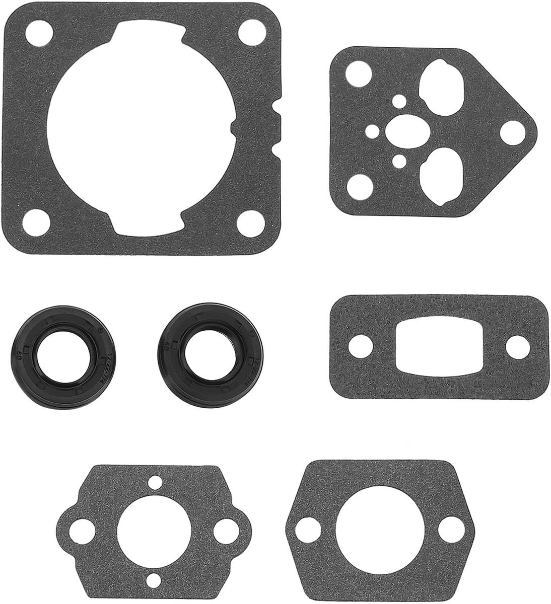 SnelShoppen - Carburetor Fitting Gasket Vervangingsset 4144 007 1012 voor Tuinmachines BG56 BG66 BG86 BR200 FC56 FC70 - Eenvoudig te Installeren en Be
