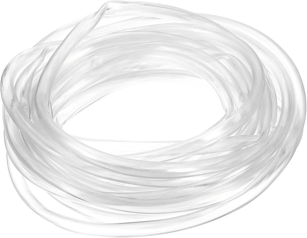 SnelShoppen - Heldere PVC Slang 4mm ID x 5mm OD - 3m Lange Flexibele Waterbuis voor Aquaponics, Luchtslang, Irrigatie, Tuin en Keuken