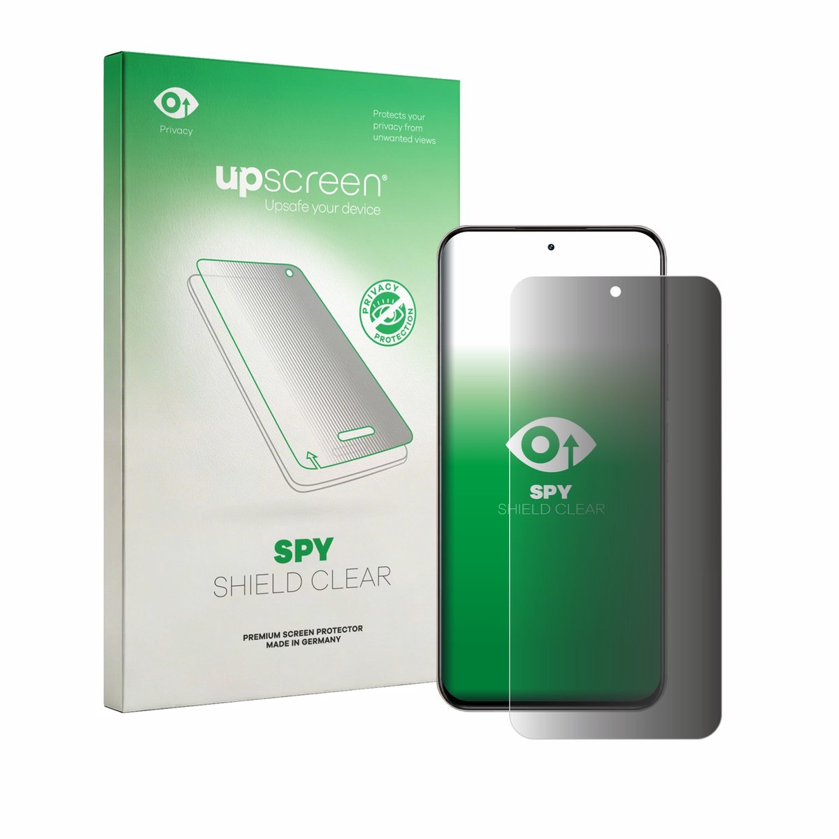 upscreen - privacy screenprotector voor realme Narzo 100x - Folie Beschermfolie Blauwlichtfilter