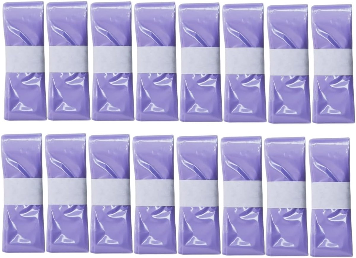 SnelShoppen - Nappy Bin Refills - 16 Stuks Luierzakken Plastic Navullingen, Geschikt voor Luieremmer, Houdt Tot 290 Luierzakken - Paars
