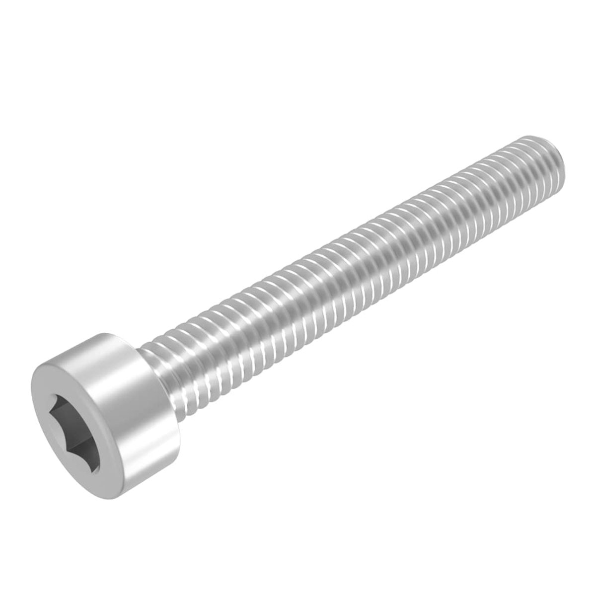 Cilinderschroef M5 x 40 mm, roestvrij staal VA V2A A2, DIN 912 / ISO 4762, binnenzeskant, volledige schroefdraad, 20 stuks