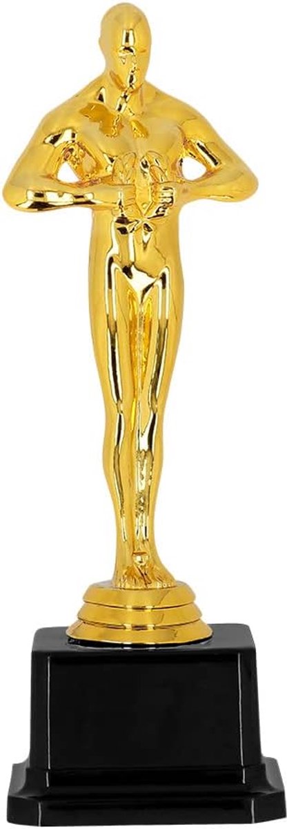 - Gouden winnaarsprijs, 21 cm | Nepbeker voor kostuums, carnaval en feestversiering