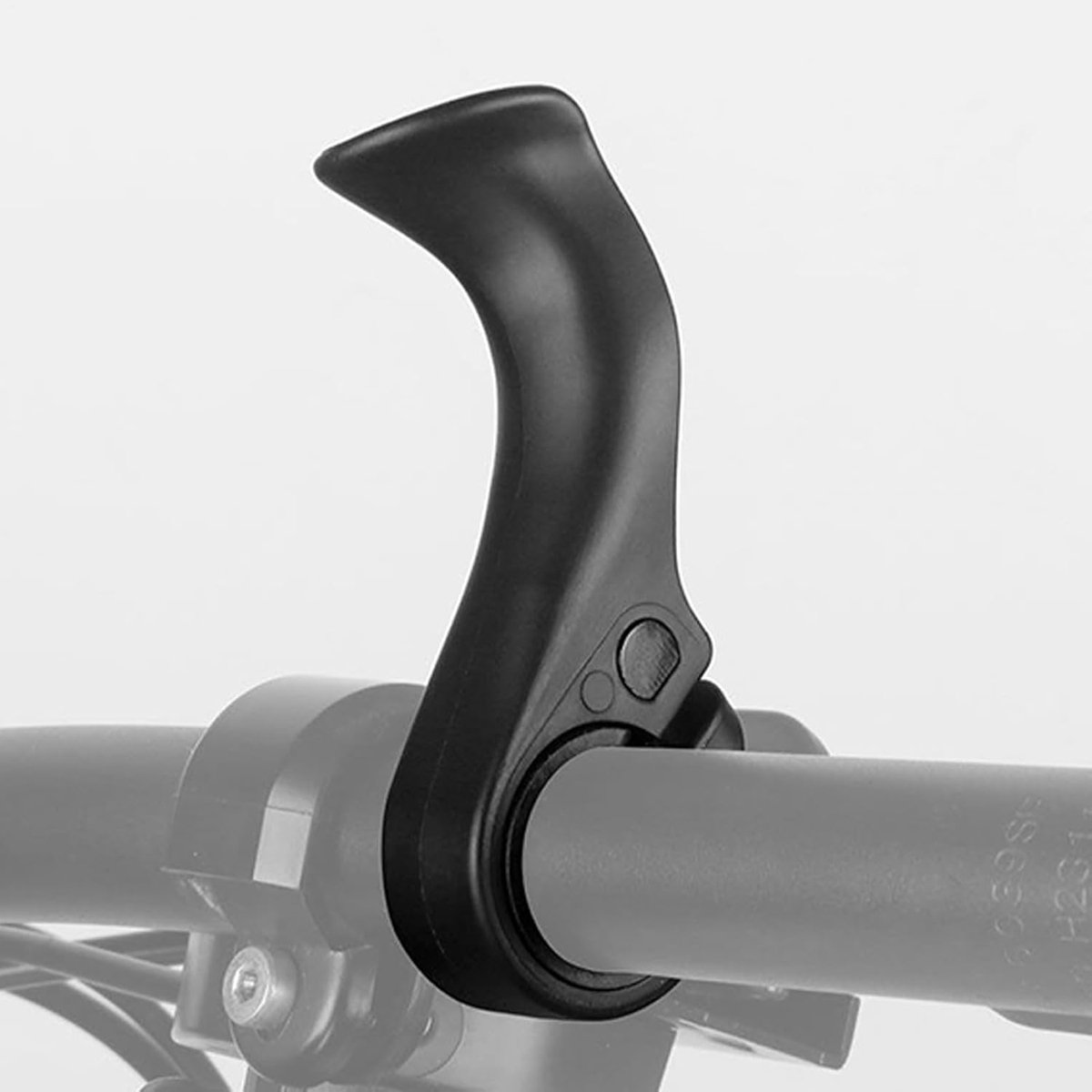 Fietsstuurverlenger - Fietshandvat adapter - Comfortabel Fietsen - Ergonomische Duimsteun - Standaard 22.2mm - Zwart