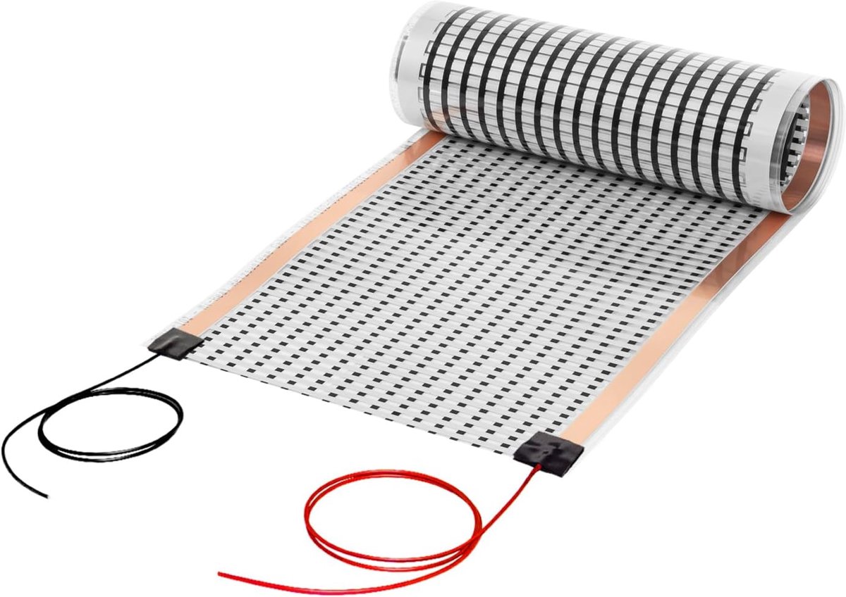 SnelShoppen - 4.5 m Infrared Elektrische Folie Verwarming, Carbon Folie, Dunbed Verwarmingsmat voor Laminaat, Parket en Caravan