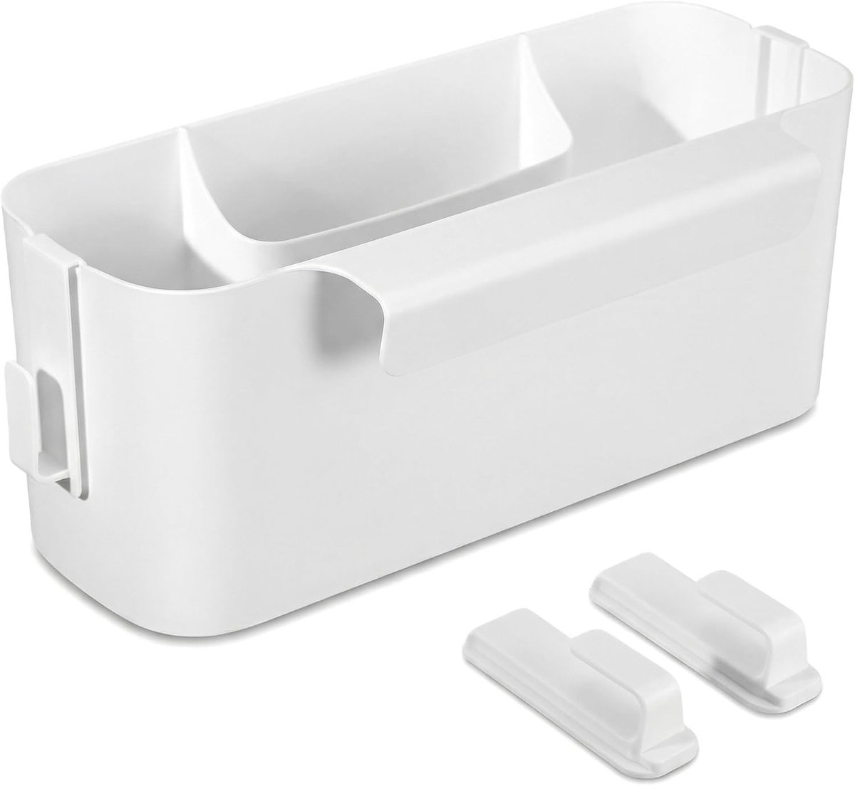 SnelShoppen - Hangende Bedplank, Organizer, Opbergbak, Nachtkastje, Bed Shelf met 2 Afneembare Haken voor Thuis, Kantoor, Studenten, Studentenkamers,