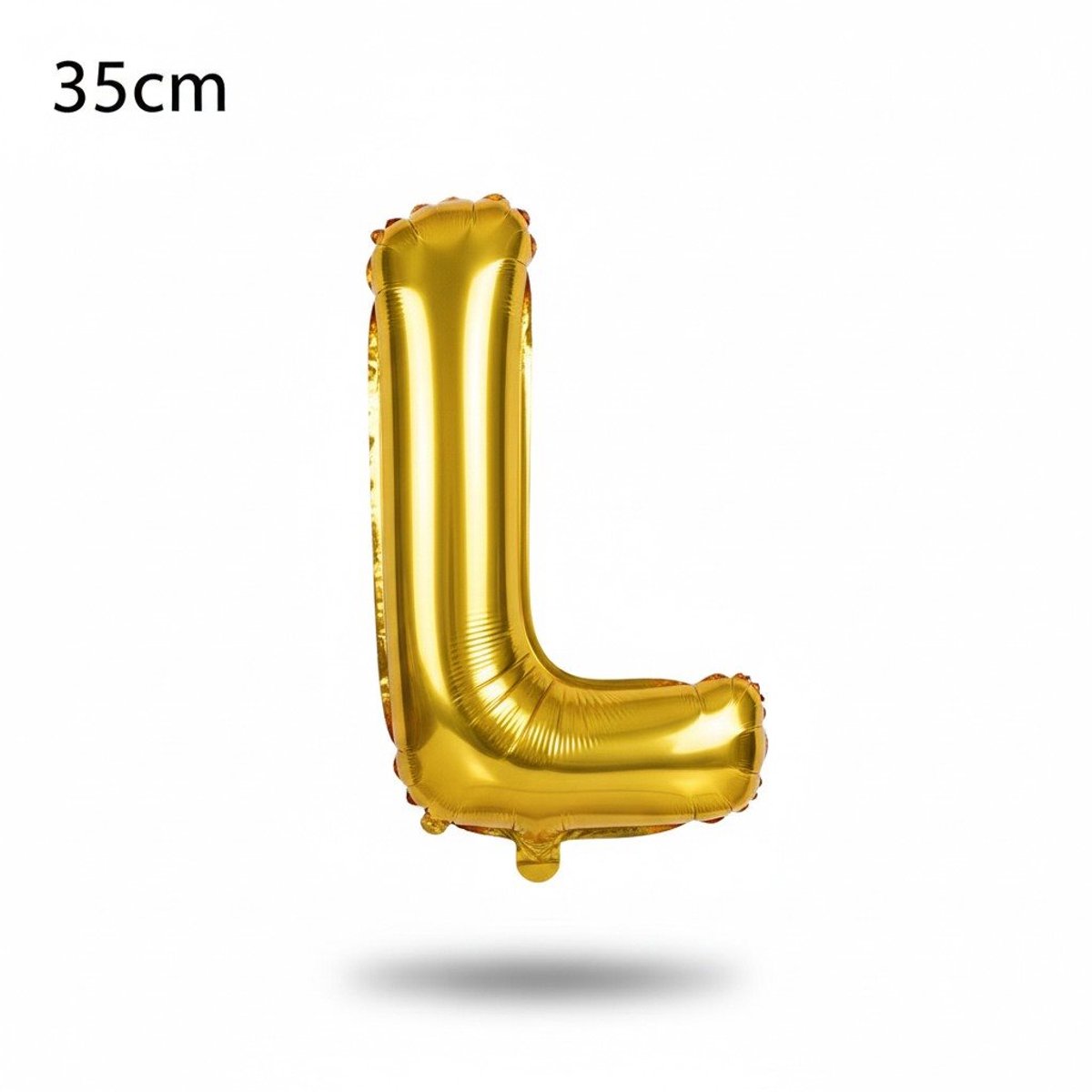 Folieballon letter L goud -35cm