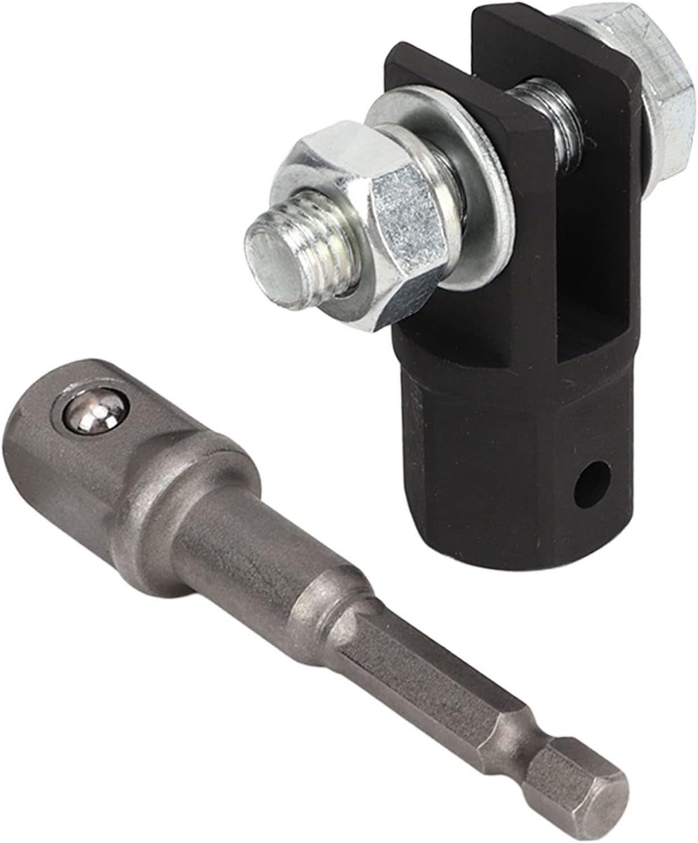 SnelShoppen - Scissor Jack Adapter 1/2 Inch - Auto Krik Adapter voor Ring of Dubbel Gat - Hoogwaardige Materiaal - Eenvoudig te Gebruiken met Boormach