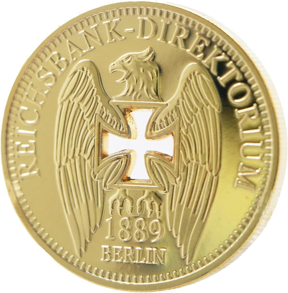 SnelShoppen - Duitse Holle Herdenkingsmunt, Kruis Arend Herdenkingsmunt, Muntverzamelingen, Retro Ambachten, Metaal-IJzer, Zinklegering, Verzamelobjec