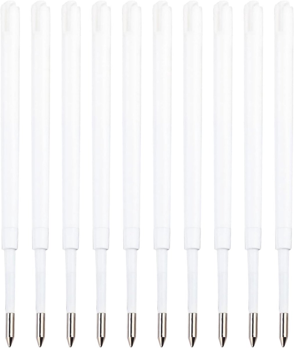 SnelShoppen - Gullor Balpen navullingen, medium punt, blauwe inkt, 10-pack, plastic, soepel schrijven, grote capaciteit, geen vlekken