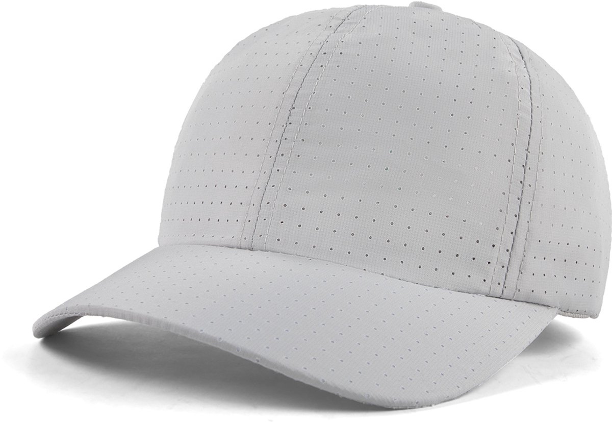 Hikr Sport Cap - Outdoor Pet - Koelpet - Ademend - Lichtgewicht - Running cap & hardloop pet - Sportieve Pet - Sports Cap - Wandelen & Fietsen - Lichtgrijs XS/S