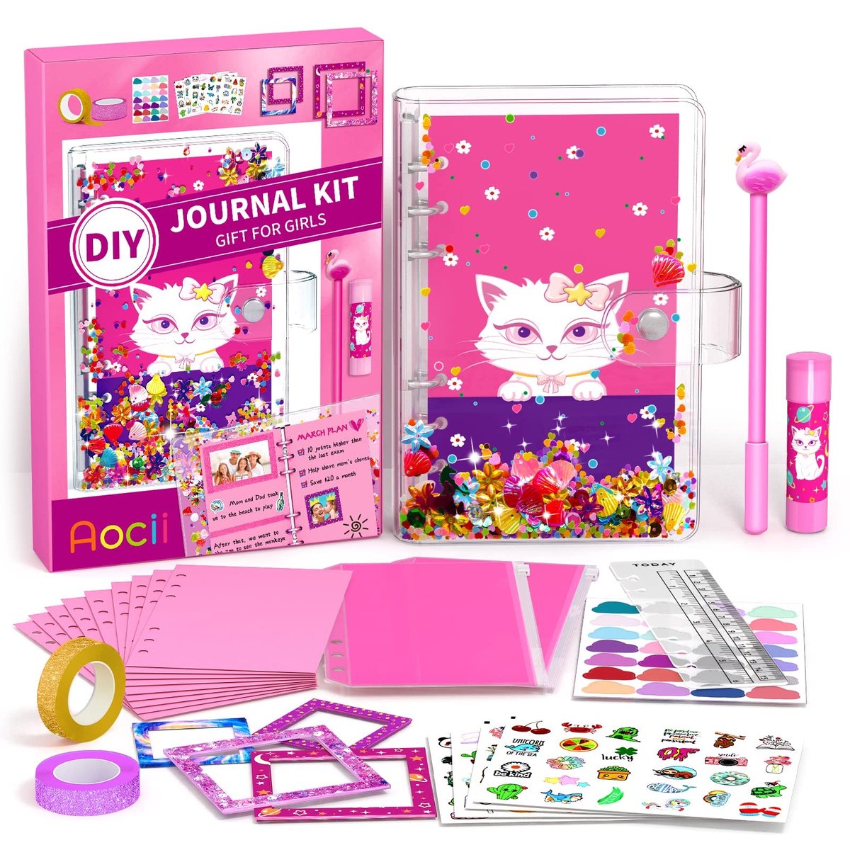Omgoods - DIY Journal Kit voor Meisjes met Scrapbook Benodigdheden