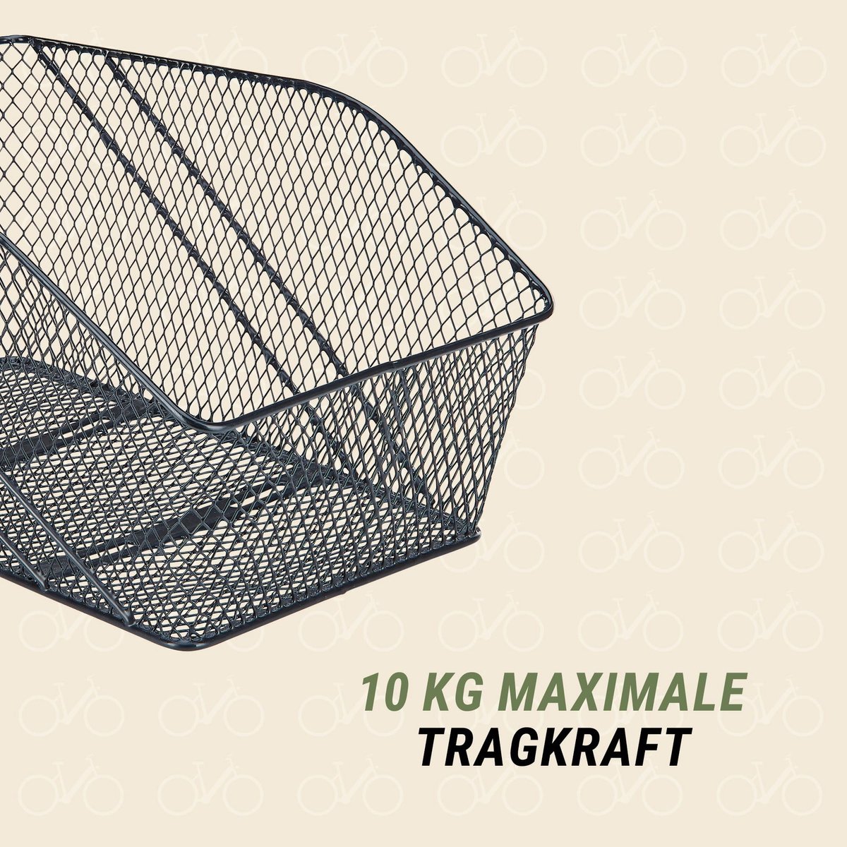 Omgoods - XXL Fietstas voor Bagagedrager met Fijn Gaas