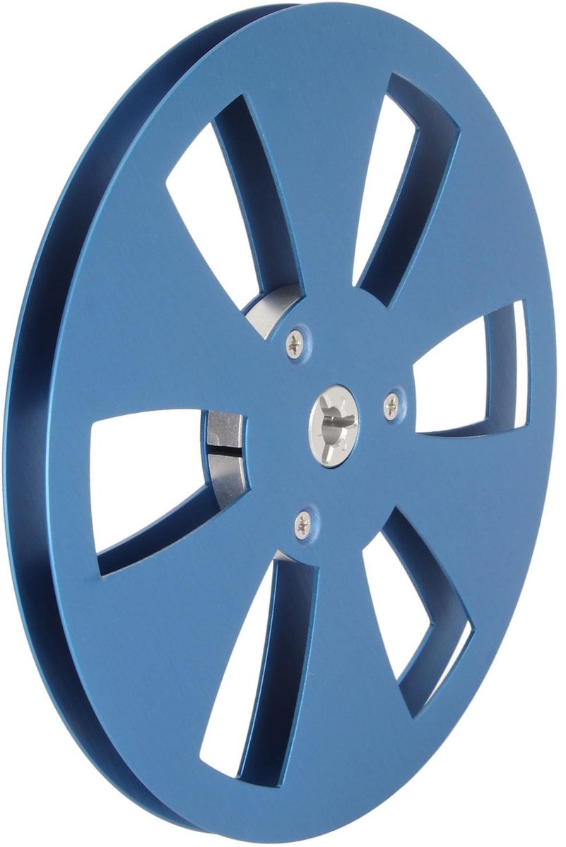 Omgoods- Haspel 1/4 Inch - 7 Inch Lege Haspel - 6 Gaten Ontwerp - Roestvrijstalen Schroeven - Goede Geluidskwaliteit - Perfecte Vervanging - Opwikkelspoel