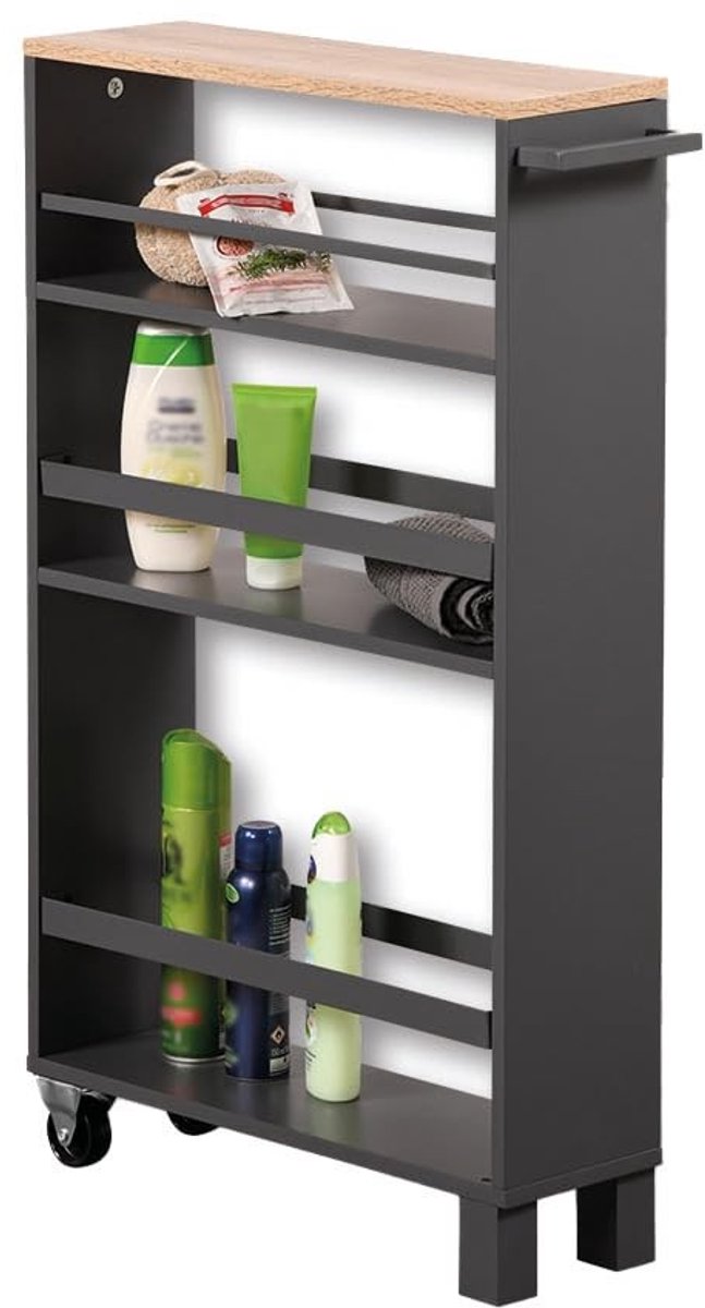 Omgoods - Rollend Nischerek van FSC-gecertificeerd Spaanplaat 50 x 15 cm