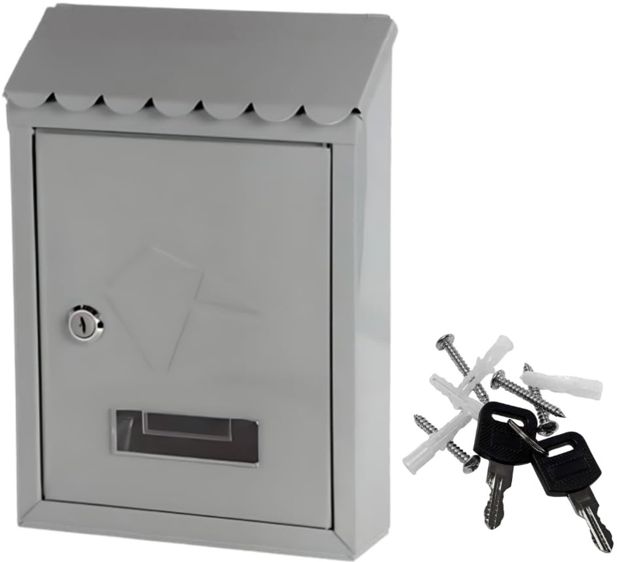 Omgoods - Stalen Briefbox voor Buiten met Slot, Diverse Kleuren