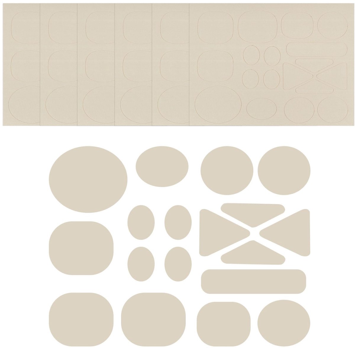 Omgoods - Nylon Reparatietape voor Tenten en Kleding, 6 Stuks