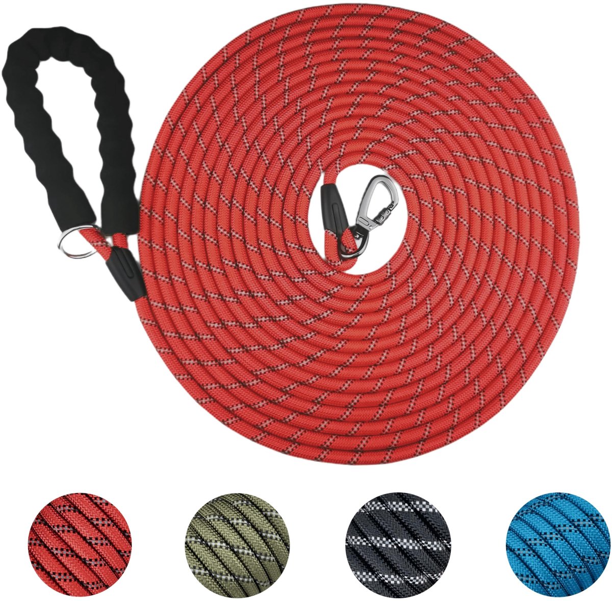 Omgoods - Sterke Hondenriem met Gevoerde Handgreep - 5m/10m/15m