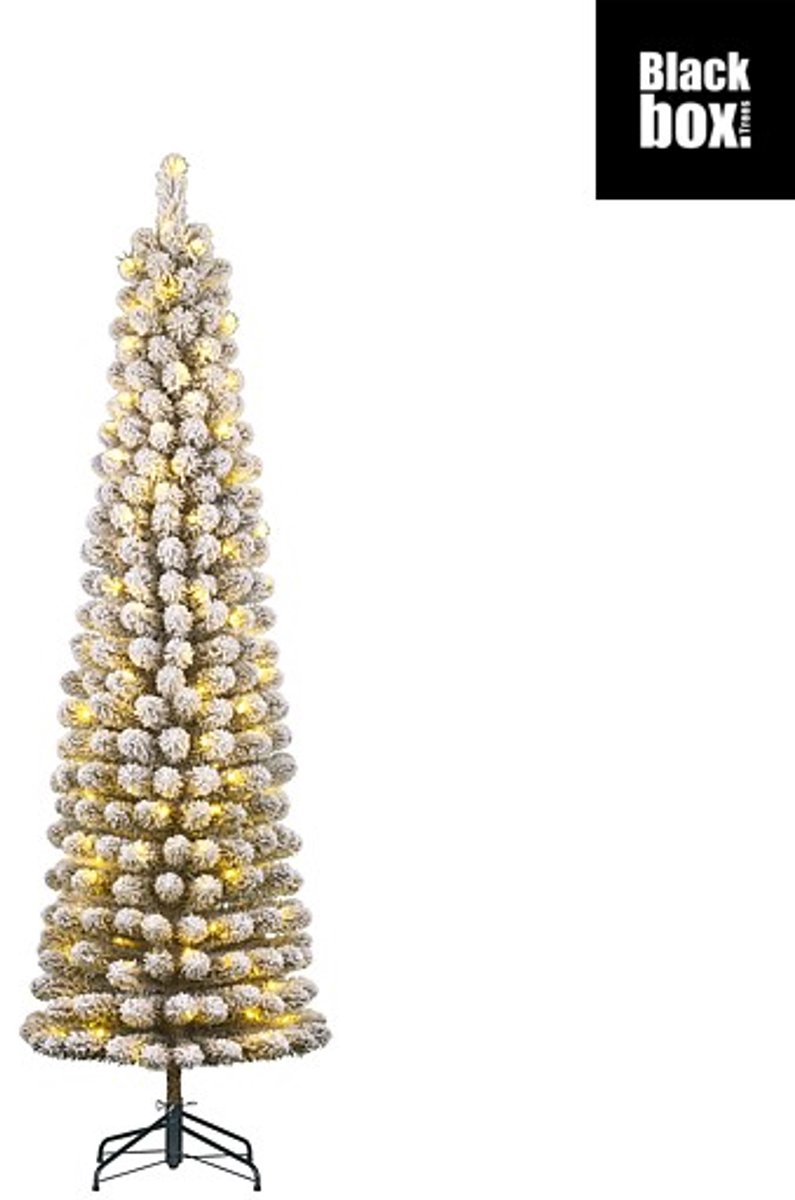 Charlton Pilar x-mas tree led green frosted warm white 160L TIPS 362 with timer & dimmer - h215xd56cm
