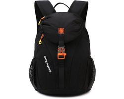SnelShoppen - Waterdichte Dagrugzak 25L Lichtgewicht Wandelrugzak voor Vrouwen en Mannen - Trekking, Fietsen, Klimmen, Outdoor Sport, Zwart