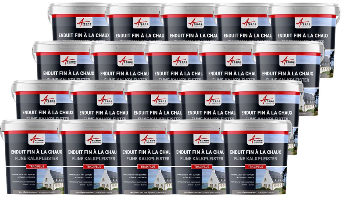 Fijne kalkpleister voor binnen- en buitendecoratie - TRADIPLUS