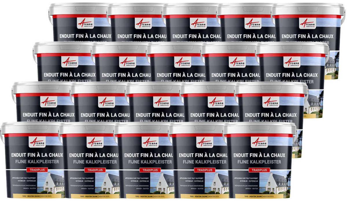Fijne kalkpleister voor binnen- en buitendecoratie - TRADIPLUS