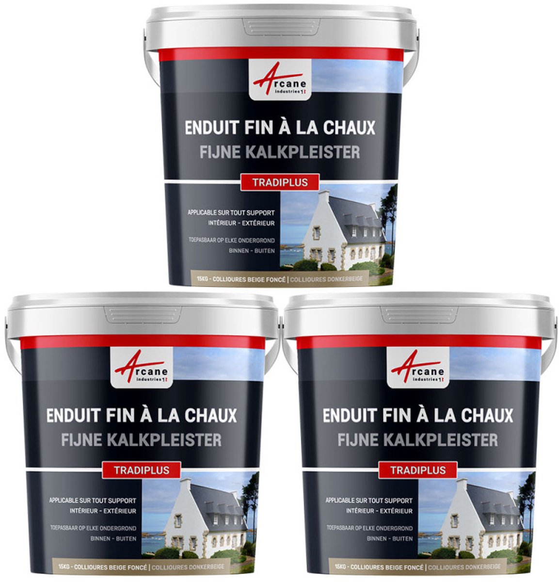 Fijne kalkpleister voor binnen- en buitendecoratie - TRADIPLUS