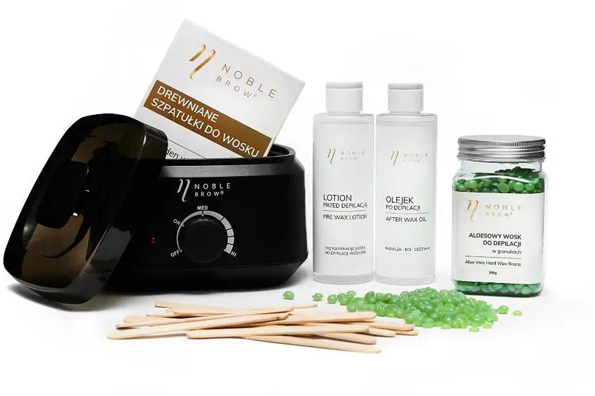 Noble Brow Wax Cadeauset – Wenkbrauw & Gezicht