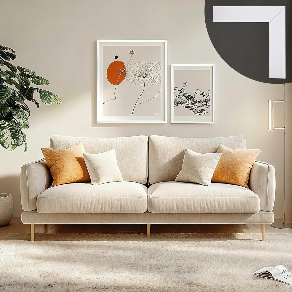 Zelfklevende Flexibele Wandlijst in Wit - 1cm Breed Decoratieve PVC Rand voor Muren, Plafonds en Vloeren, Ideaal voor Meubelafwerking en Interieurdecoratie