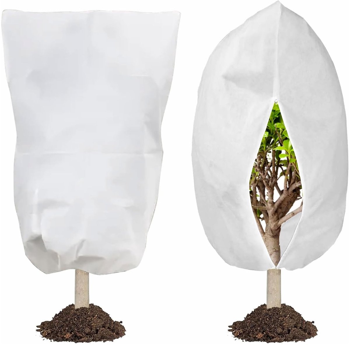 Omgoods - Set van 2 Winterbescherming Potten voor Planten
