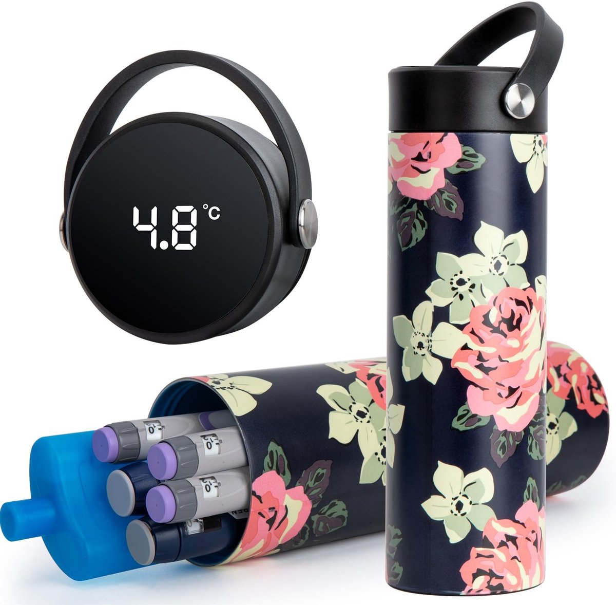 Omgoods - Insuline Pen Koeltas met Temperatuurweergave