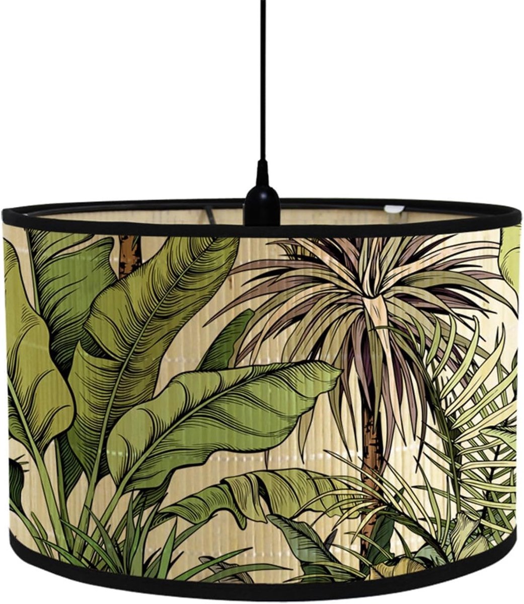 Omgoods - Lampenkap met Dier- en Plantenprint voor Moderne Interieurdecoratie