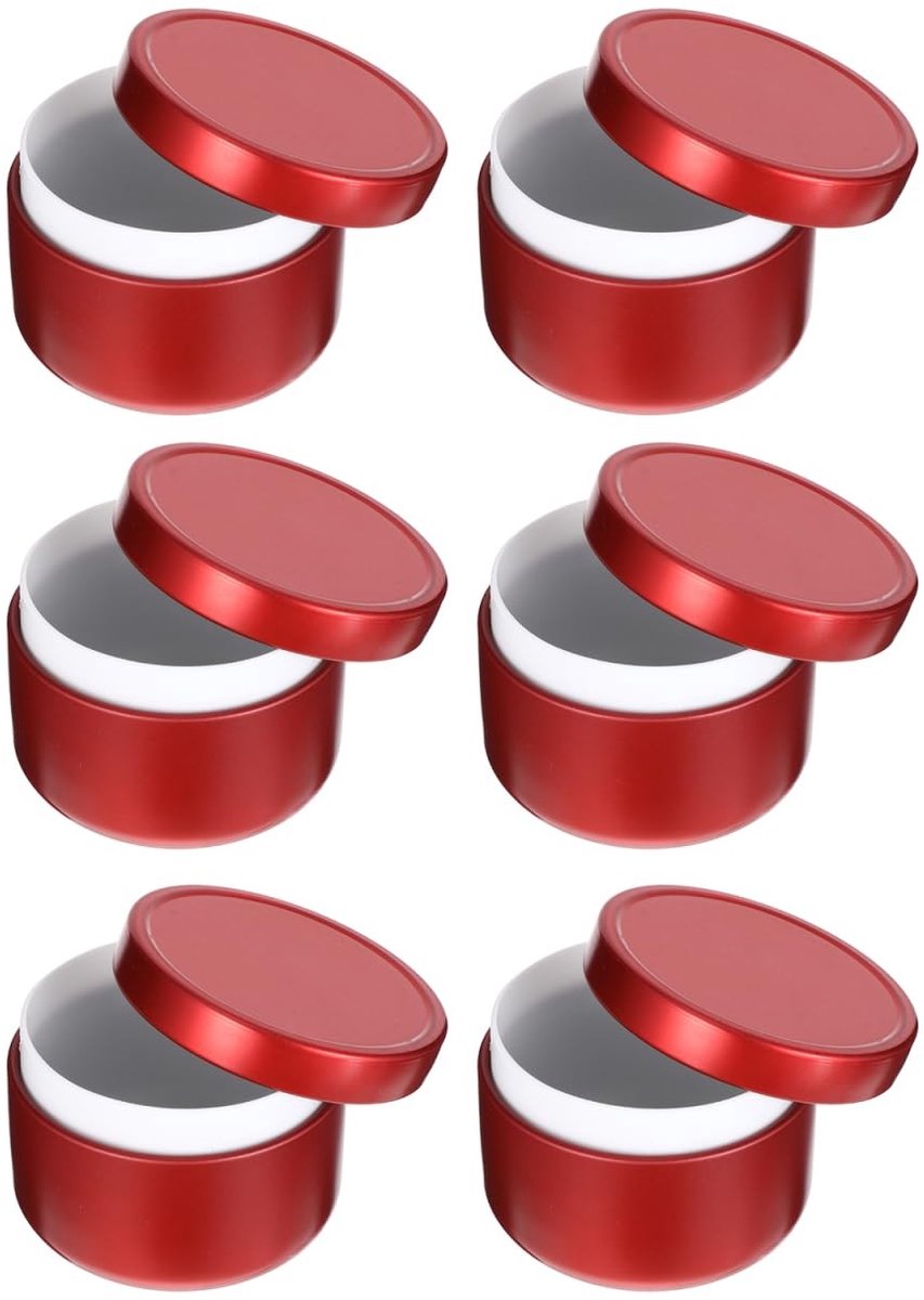 Omgoods - Set van 10 Ronde Blikjes voor Thee en Cadeaus