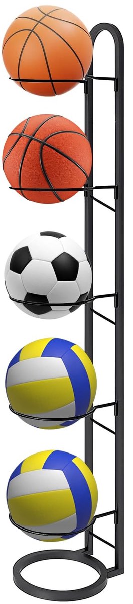 Omgoods - 5-laags Ballenhouder voor Sportuitrusting