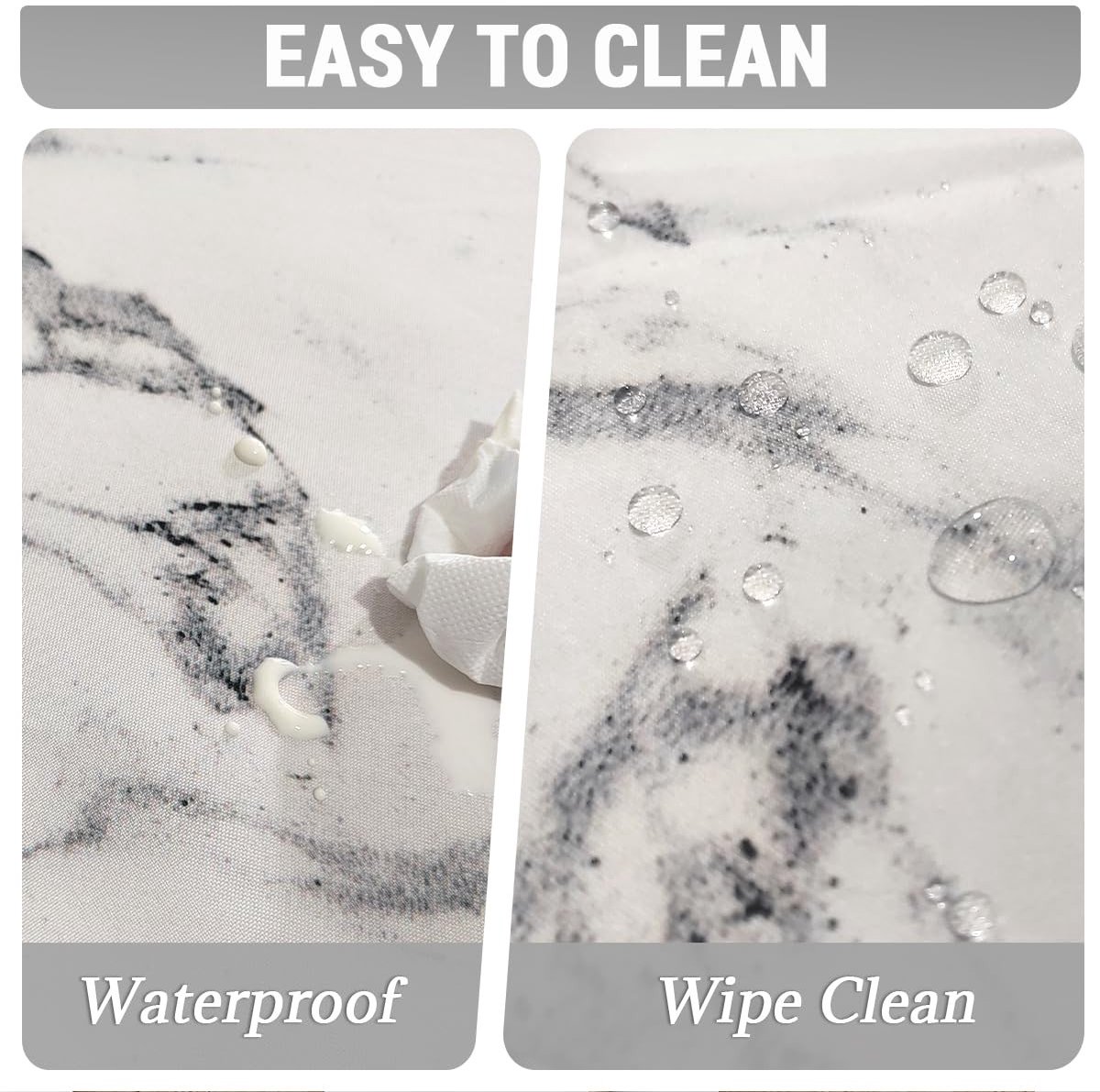 Omgoods - Ronde Tafelkleed Waterdicht en Vuilafstotend met Elastische Band
