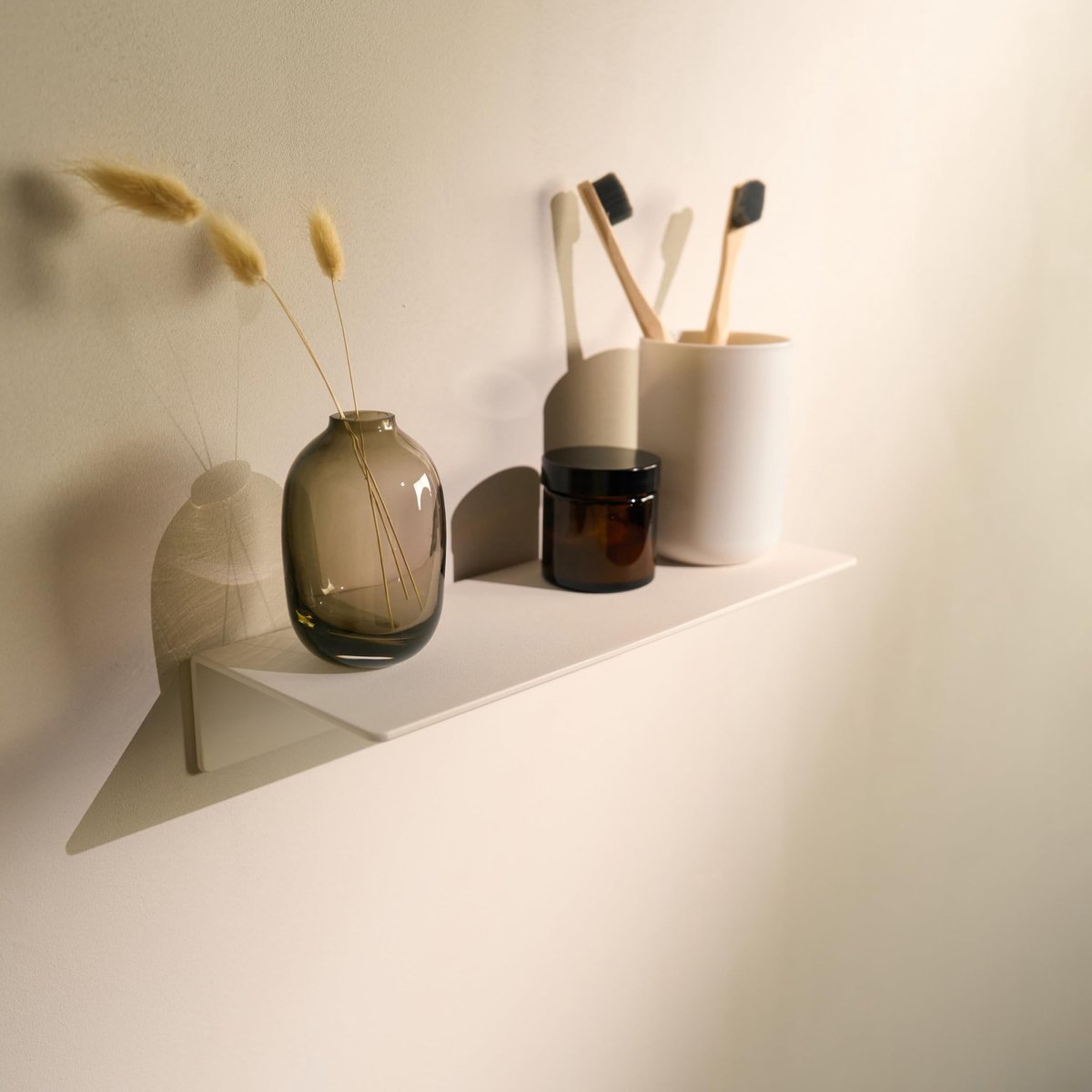 Omgoods- Doucheplank zonder boren - Wandplank - Badkamerrek - Opbergrek - Doucheaccessoires - Roestvrij aluminium 30 cm