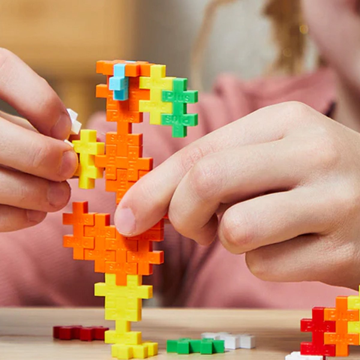 Plus-Plus Basic Regenboog 600 delige bouwset - 3976 - Bouwspeelgoed - Constructiespeelgoed - Set met bouwstenen - Vanaf 5 jaar — afbeelding 10