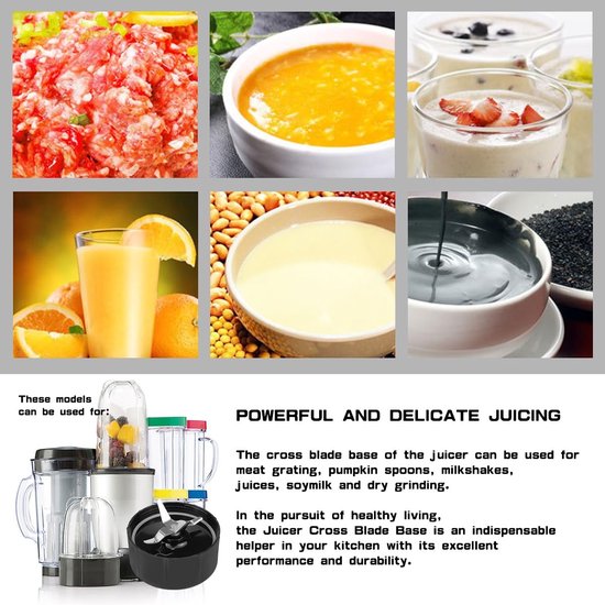 Omgoods - Vervangende Blender Mes met IJsmes Accessoires van Omgoods — afbeelding 3