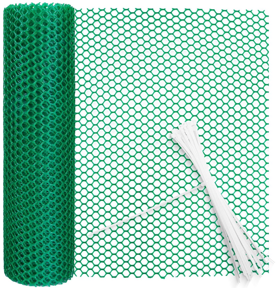 Omgoods - Plastic Hek voor Tuin en Dierenbescherming 40cmx9m
