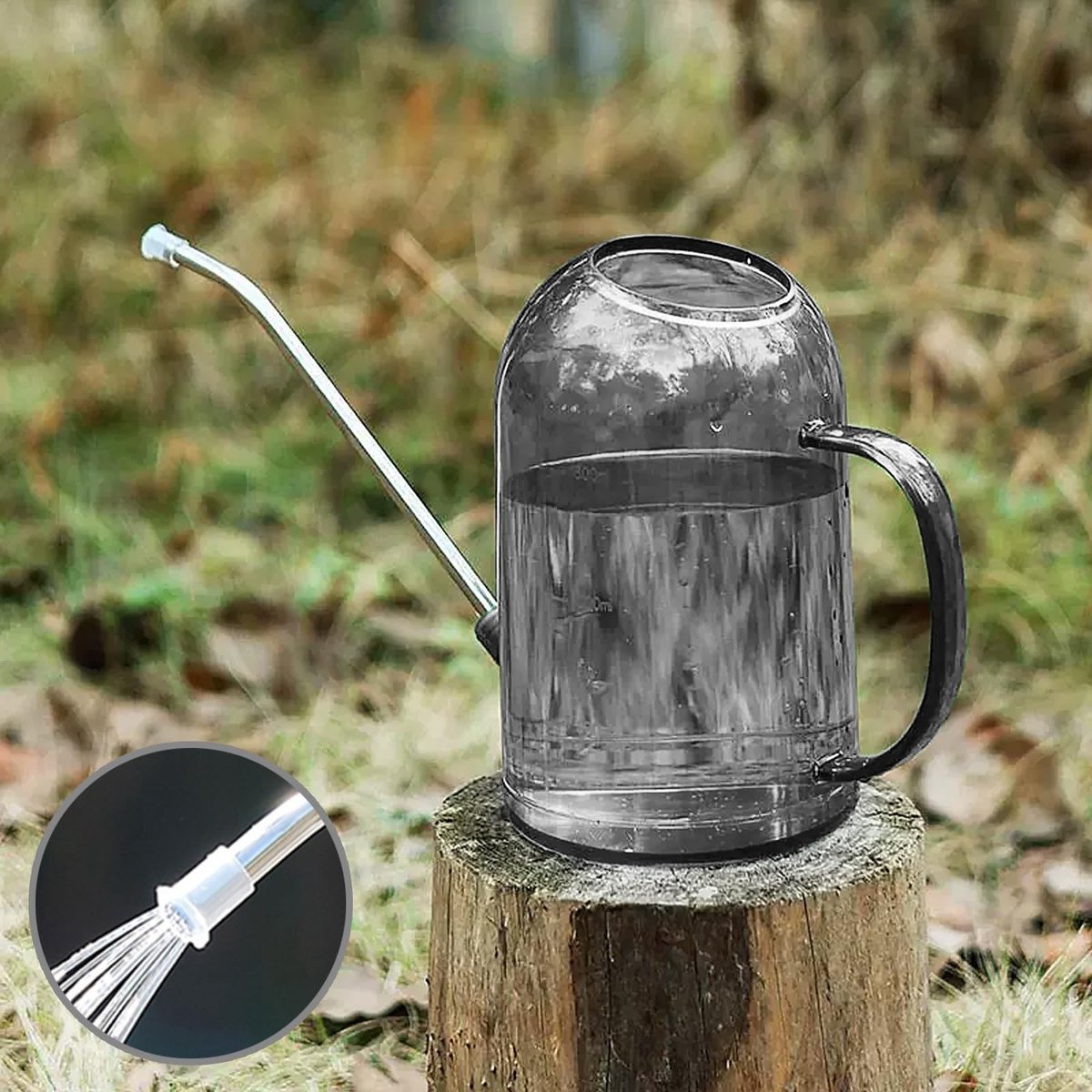 Omgoods - Plastic Watering Can met Lange Spout - 2L Waterkan voor Planten