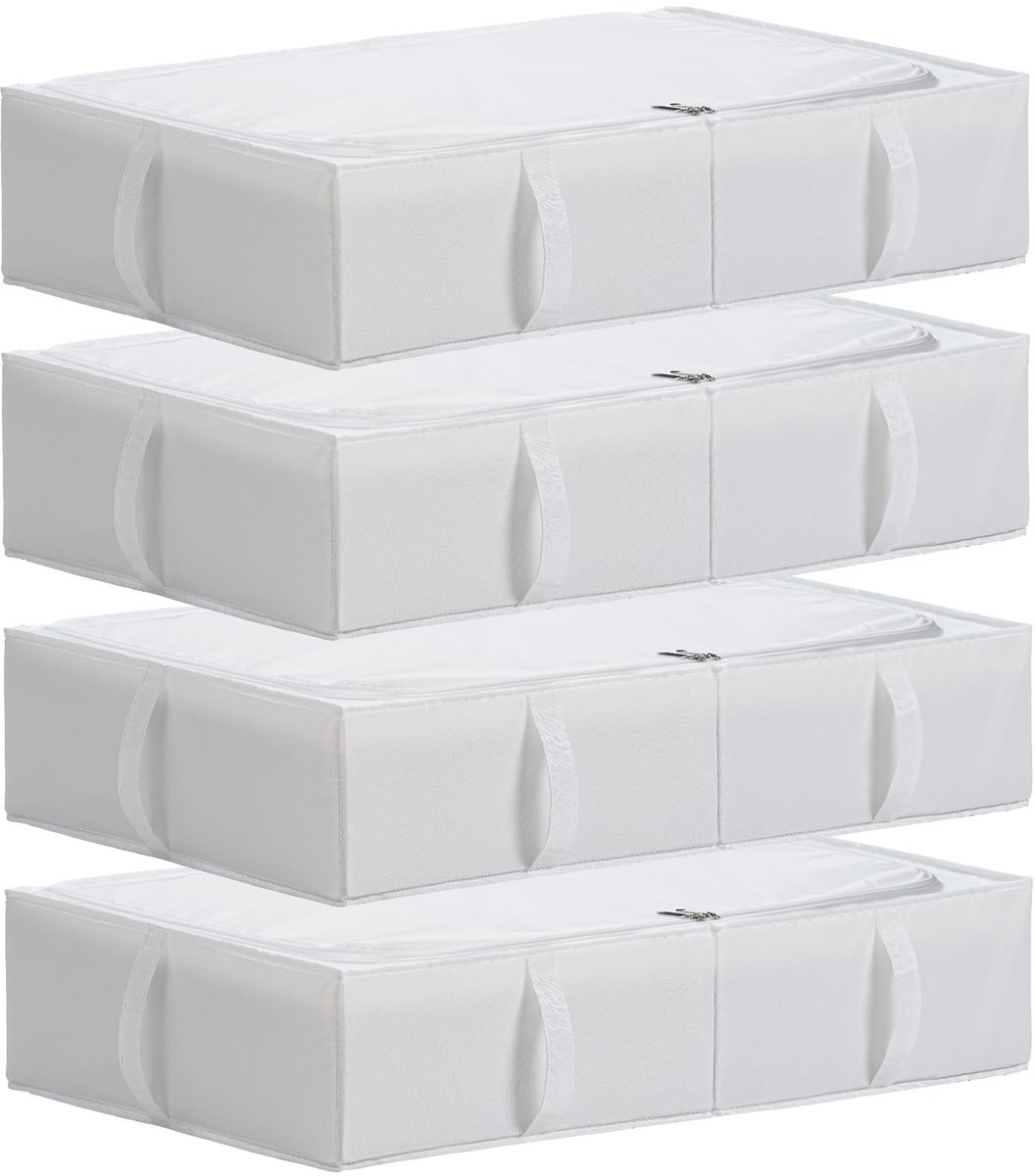 Omgoods - Onderbed Opbergdozen met Deksel voor Kleding en Meer