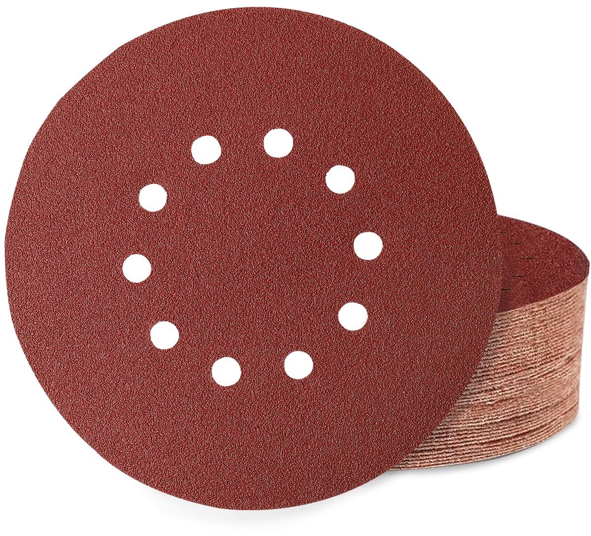Omgoods - Set van 60 Schuurpapier Schijven 225mm voor Eccentrische Schuurmachines