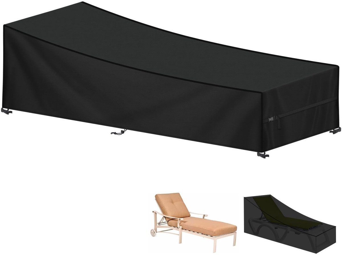 Omgoods - Waterdichte Afdekhoes voor Ligstoel 210x80x45/75 cm